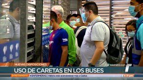 Mi Bus reitera uso de pantallas faciales y distribución en Metro Bus