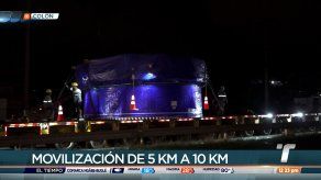 Trasladan pieza de la Tuneladora Panamá desde Colón
