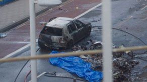 Helicóptero se estrella en centro de Londres