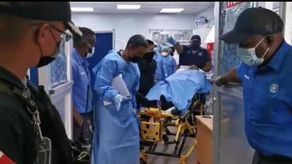 La unidad policial fue herida en el sector de El Limón, provincia de Colón, durante los enfrentamientos. La unidad policial fue herida en el sector de El Limón, provincia de Colón, durante los enfrentamientos.