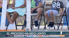 Poca afluencia de niños durante vacunación en la Escuela Santiago De La Guardia