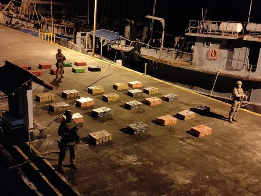 La operación fue efectuada de manera conjunta entre el Senan y la Fiscalía de Drogas de Colón y Guna Yala.