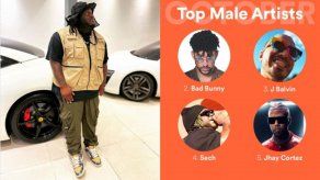 Rauw Alejandro, Bad Bunny, J Balvin, Sech y Jhay Cortez.