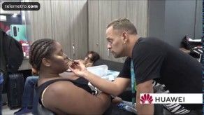 Beyoncé en la zona de makeup