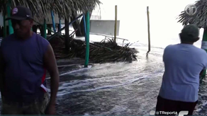 Playas del litoral Pacífico afectadas por cambio climático