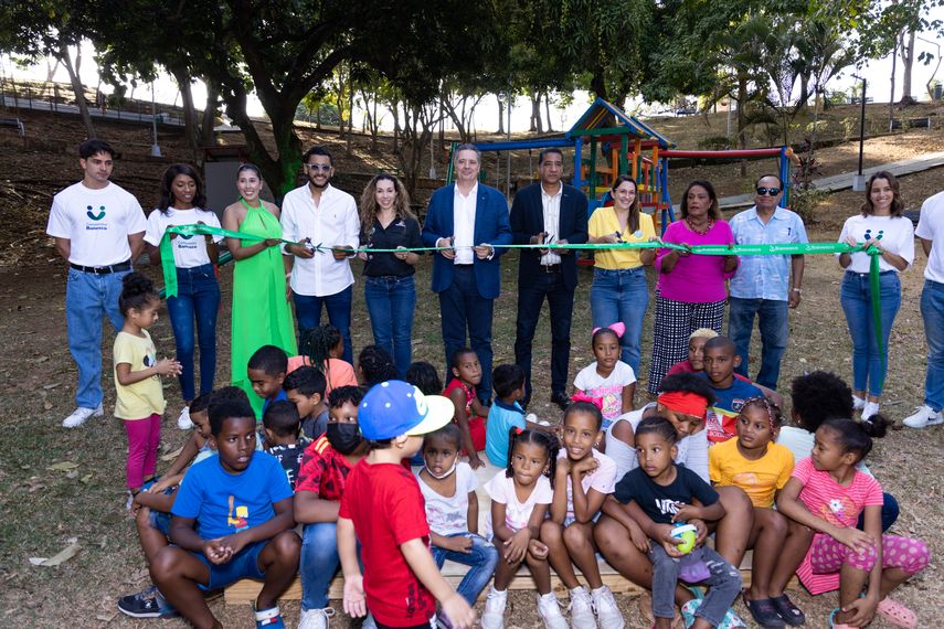 El Parque de AmorBanesco está ubicado en la comunidad de Hato Pintado