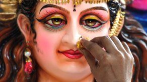 El festival Durga Puja en India