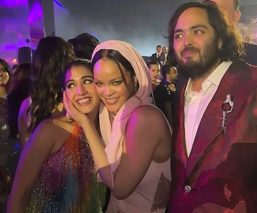 Rihanna y la cifra millonaria por cantar en la pre boda del hijo más rico de la India