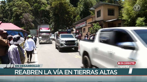 Reabren la vía Cerro Punta por parte de los manifestantes.