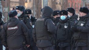 Cerca de 1.400 detenidos en Rusia en protestas contra la guerra en Ucrania