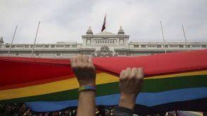 Perú: gays protestan por primera vez en plaza de Congreso