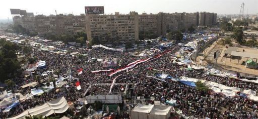 Miles de árabes israelíes se manifiestan a favor de Mursi