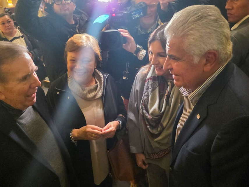 Presidente Mulino dialoga con Edmundo González en Noruega.