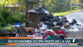 Residentes denuncian mala recolección de la basura en la vía principal de Chilibre