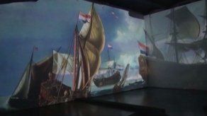 Lienzos de grandes marinistas cobran vida en exposición multimedia moscovita
