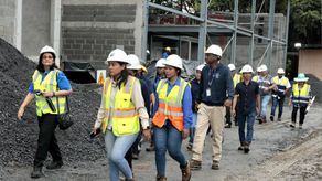 INADEH recorre los avances del Hotel Escuela y los edificios 1 y 2 en Tocumen.