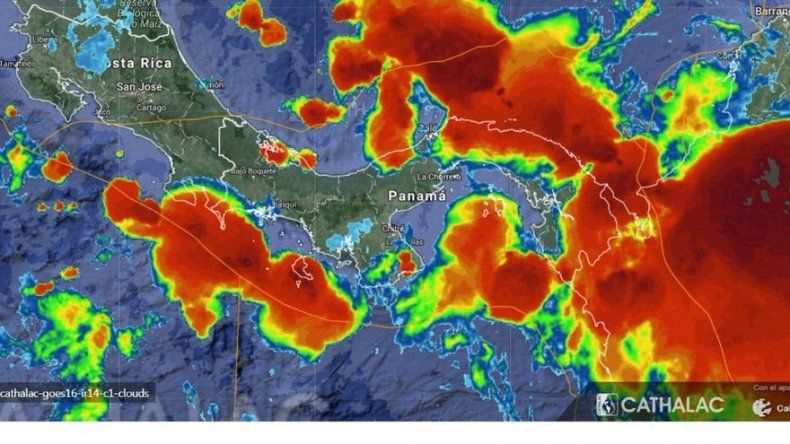 Advierten de lluvias moderadas en todo el país por sistema de mal tiempo