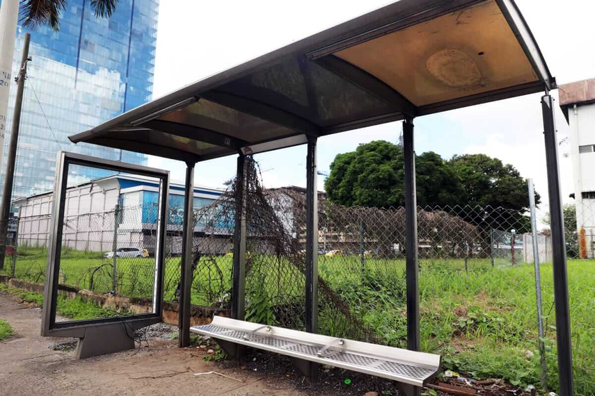 Alcaldía de Panamá. Vandalismo afectan paradas en la ciudad.&nbsp;