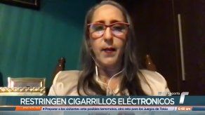 Dra. Roa se refiere a la iniciativa que prohíbe el uso y comercialización de cigarrillos electrónicos