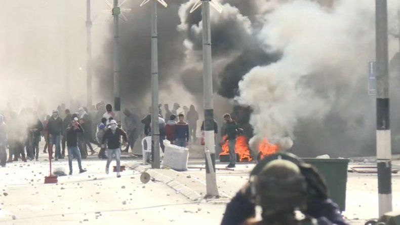 Enfrentamientos en territorios palestinos tras reconocimiento de Jerusalén como capital de Israel