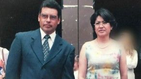La pareja que murió abrazada durante el sismo en México