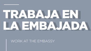 Vacantes en la Embajada de Estados Unidos.