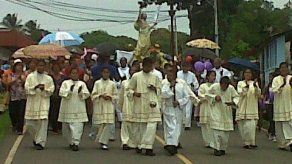 Chorreranos celebraron con murga la Pascua de Resurreción