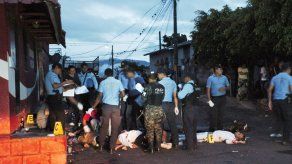 Asesinan a ocho hombres en un barrio de la capital hondureña