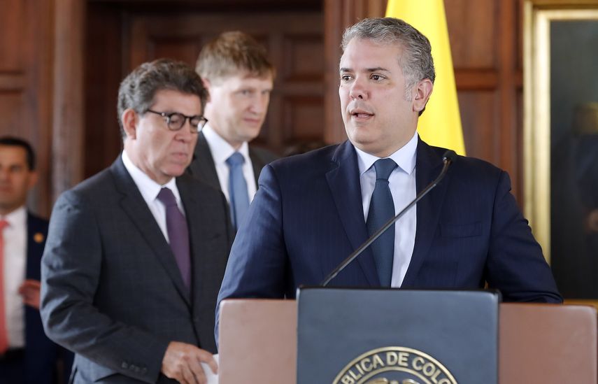 El presidente de Colombia