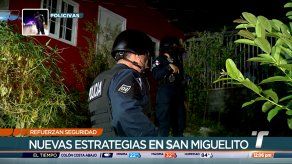 Policía Nacional refuerza operativos en San Miguelito ante ola de criminalidad