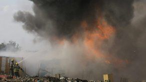 Incendio en Sudáfrica