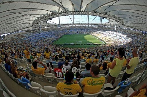Maracaná recibe Brasil-Inglaterra con obras pendientes maquilladas