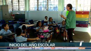 Los hermanitos Cooper inician el año escolar 2024 en la Escuela Justo Arosemena