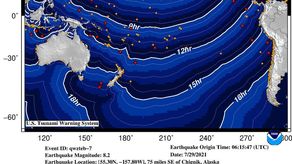 En tanto, en el archipiélago de Hawai, sobre el océano Pacífico, fueron reportadas inundaciones menores en las islas.
