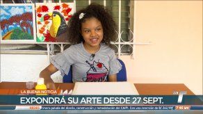 El arte de la pequeña Natalia se exhibirá desde este lunes 27 de septiembre