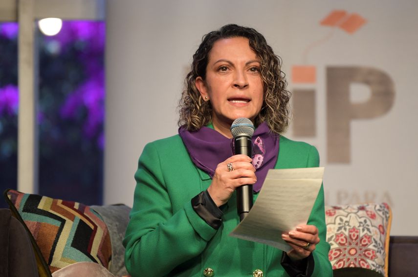 La periodista colombiana Jineth Bedoya.