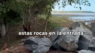 Colocan rocas para impedir acceso a playa de Vista Alegre, denuncia la Alcaldía. Colocan rocas para impedir acceso a playa de Vista Alegre, denuncia la Alcaldía.