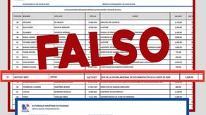 La AMP aclaró que la información es falsa.