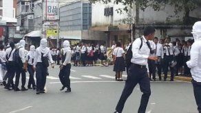 Suspenden clases en el Instituto Nacional tras disturbios