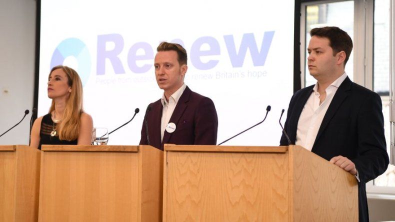 Renew, el partido antibrexit que desea devolver el optimismo a Reino Unido