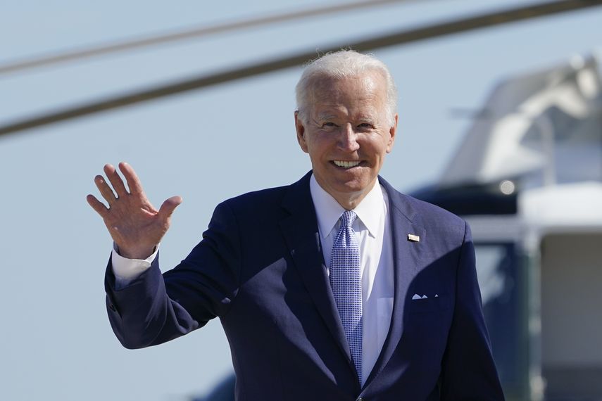 El presidente estadounidense Joe Biden﻿.