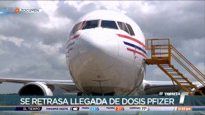 Llegada de vacunas de Pfizer a Panamá se reprograma para la tarde