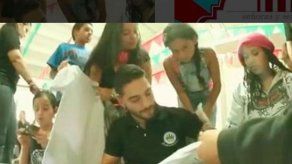 Maluma regala sonrisas a los niños más desfavorecidos