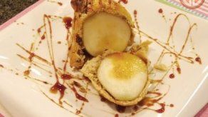 Peras vestidas de gala