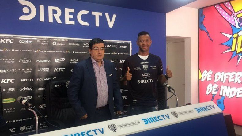 Gabriel Torres presentado en Independiente del Valle de Ecuador