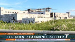 Orden de proceder  para reactivar construcción del Hospital Manuel Amador Guerrero fue entregada