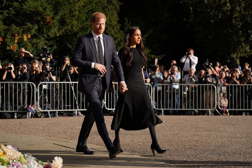 El príncipe Enrique y su esposa Meghan.