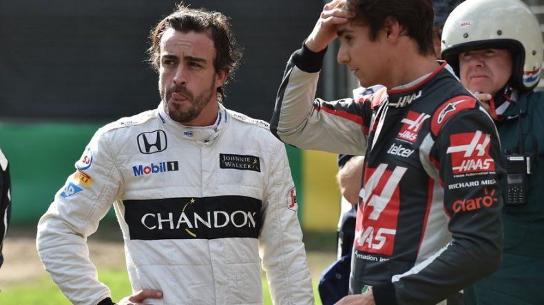 Alonso y Gutiérrez fuera, tras espectacular accidente que paró el Gran Premio