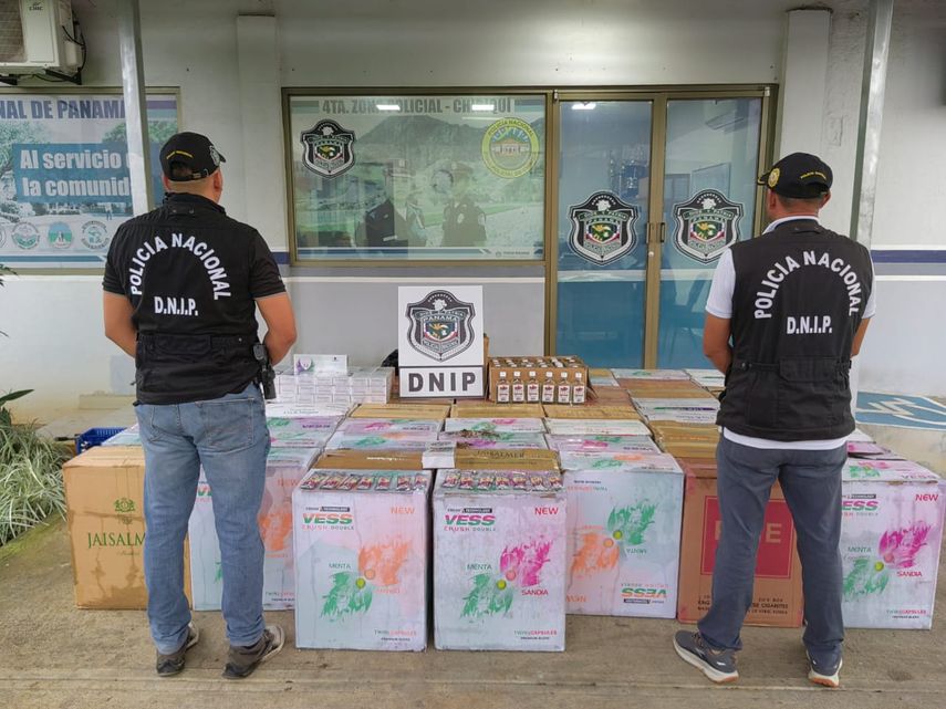 Policía Nacional decomisó cigarrillos&nbsp;