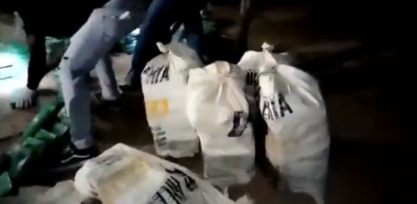 En Aguadulce incautan 602 paquetes de droga